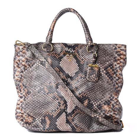 prada snake print bag